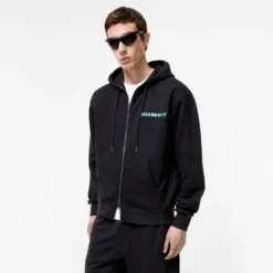 Heritage Logo Cotton Zip Hoodie