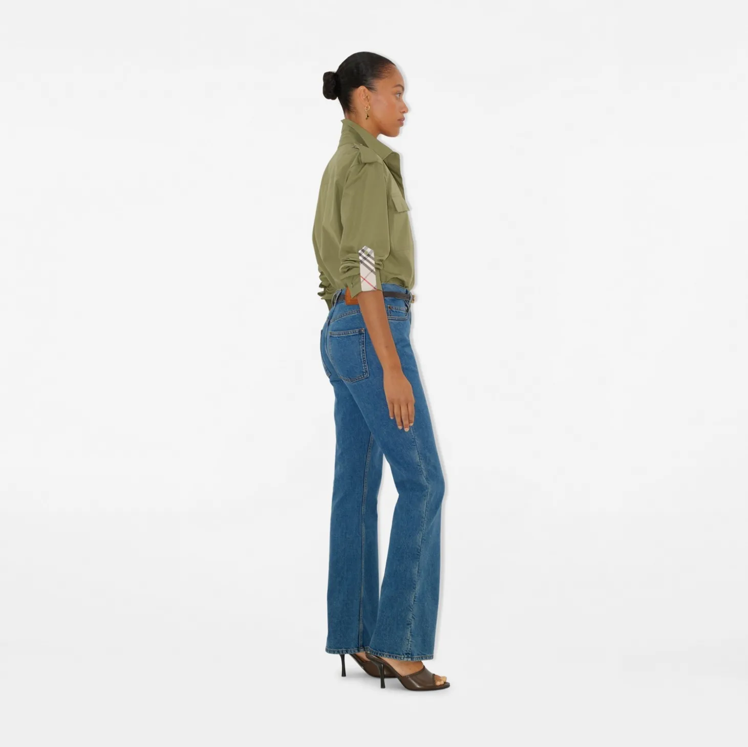 High Rise Bootcut Jeans