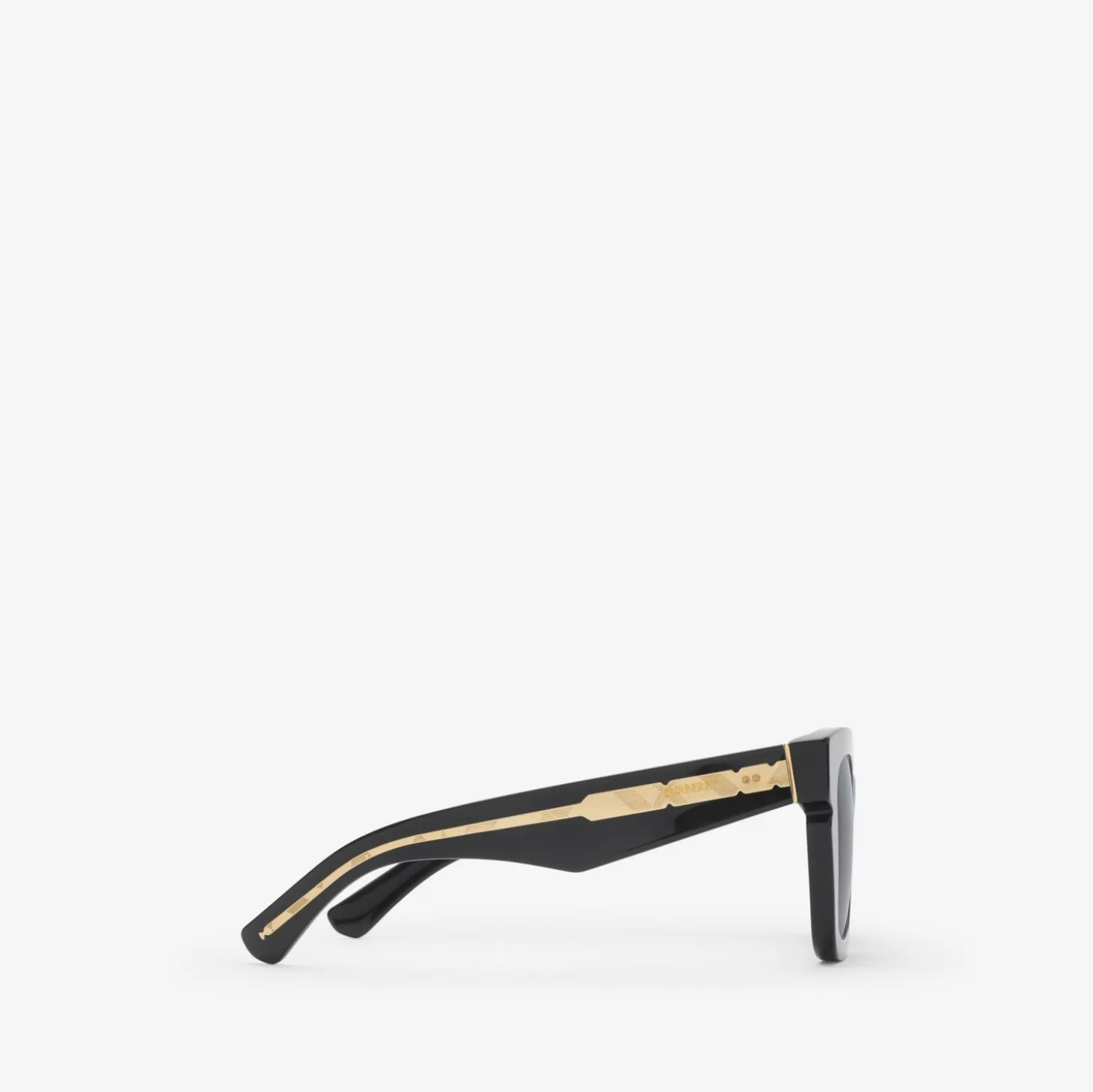 Inlaid Check Square Sunglasses