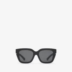Inlaid Check Square Sunglasses