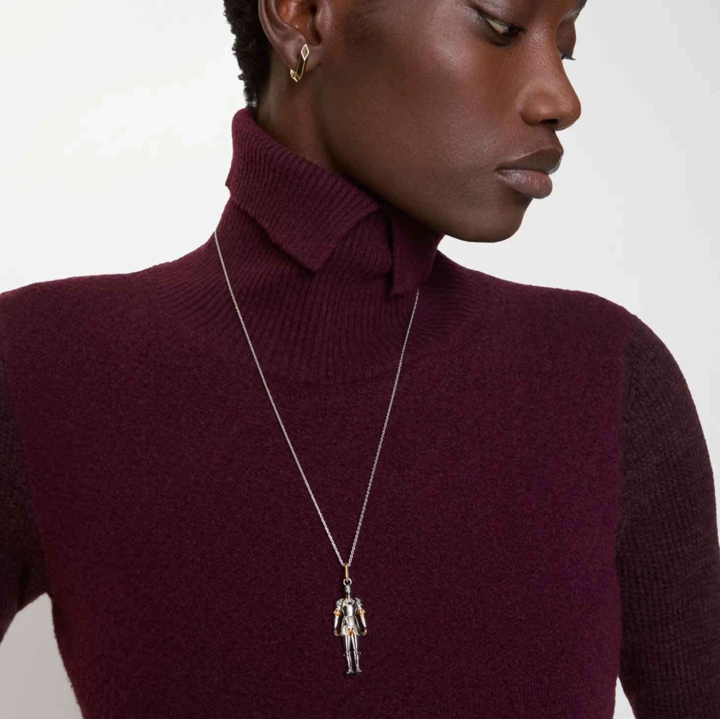 Knight Charm Necklace