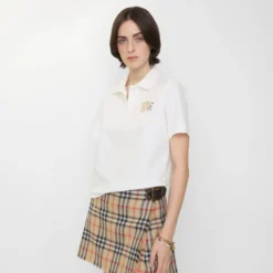 Knight Check Cotton Polo Shirt