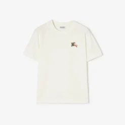 Knight Check Cotton T-shirt