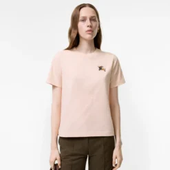 Knight Check Cotton T-shirt