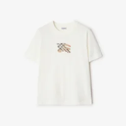 Knight Check Cotton T-shirt