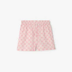 Knight Checkerboard​ Cotton Poplin Shorts