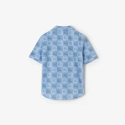 Knight Checkerboard​ Cotton Shirt