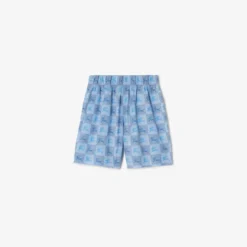 Knight Checkerboard​ Cotton Shorts