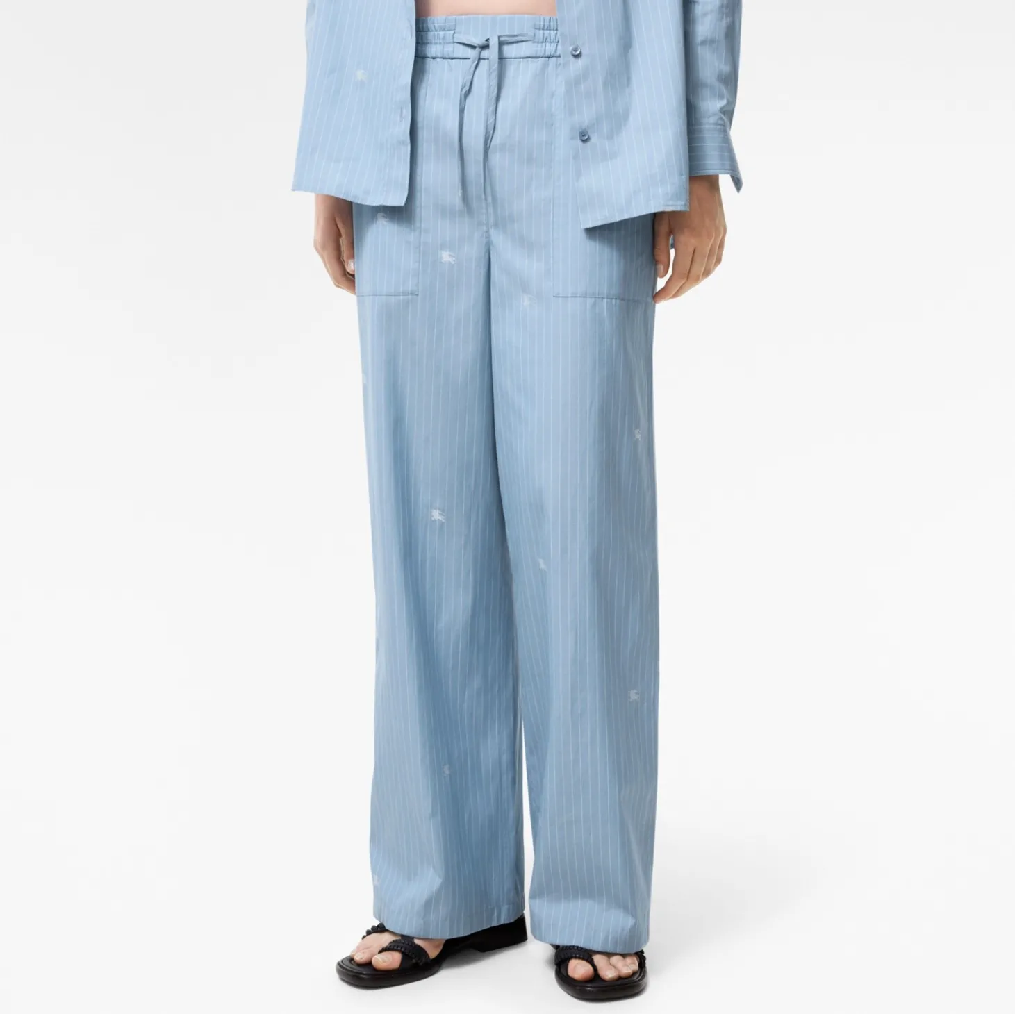 Knight Fil Coupé Striped Trousers