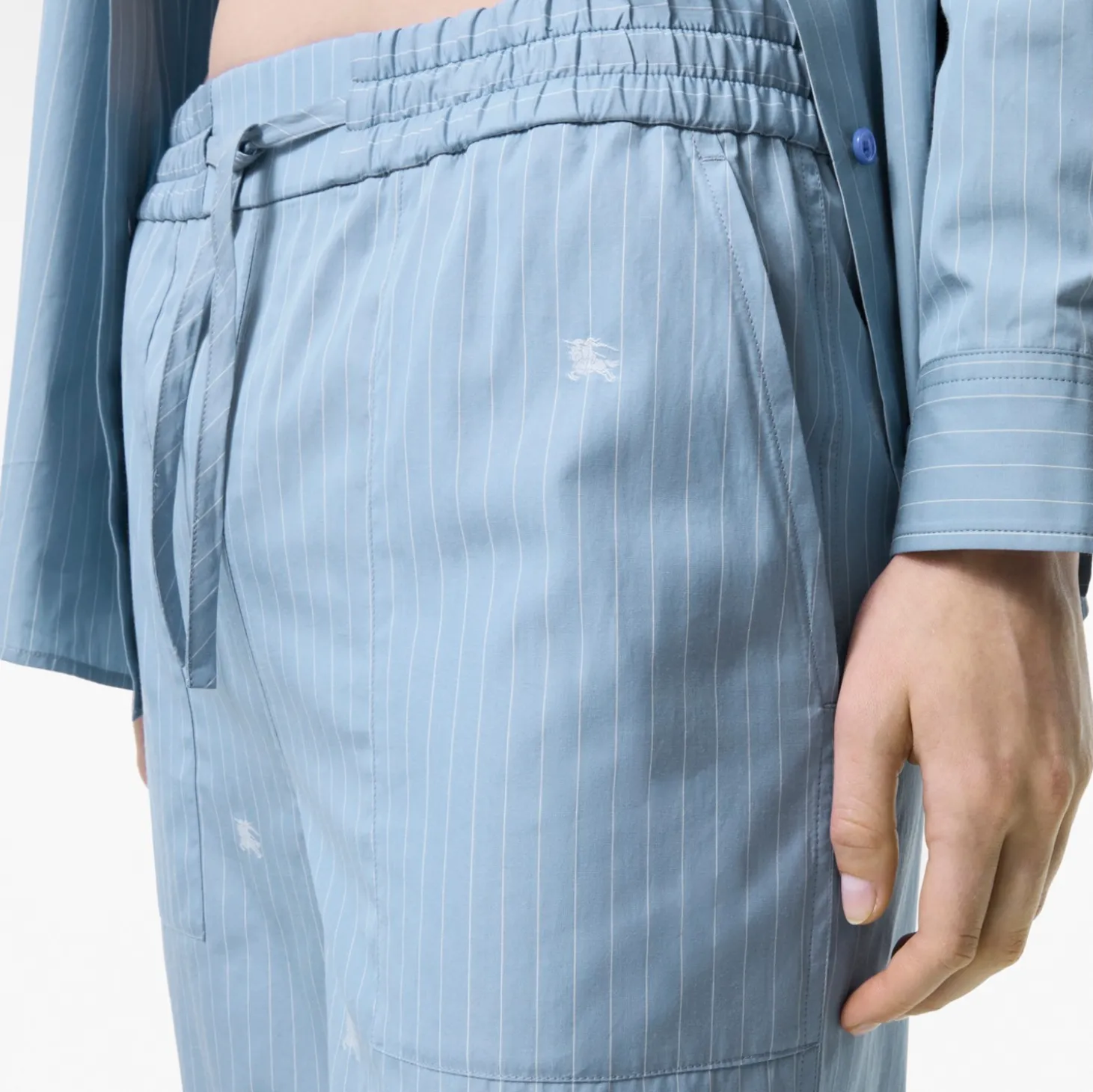 Knight Fil Coupé Striped Trousers