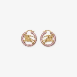 Knight Pavé Hoop Earrings