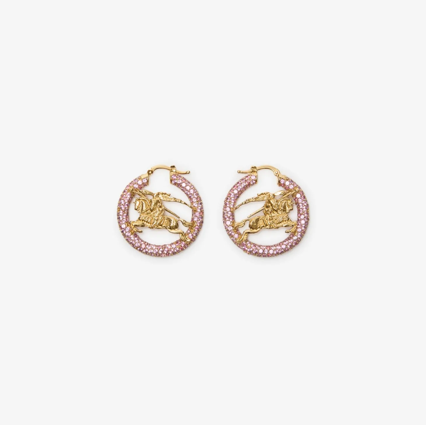 Knight Pavé Hoop Earrings
