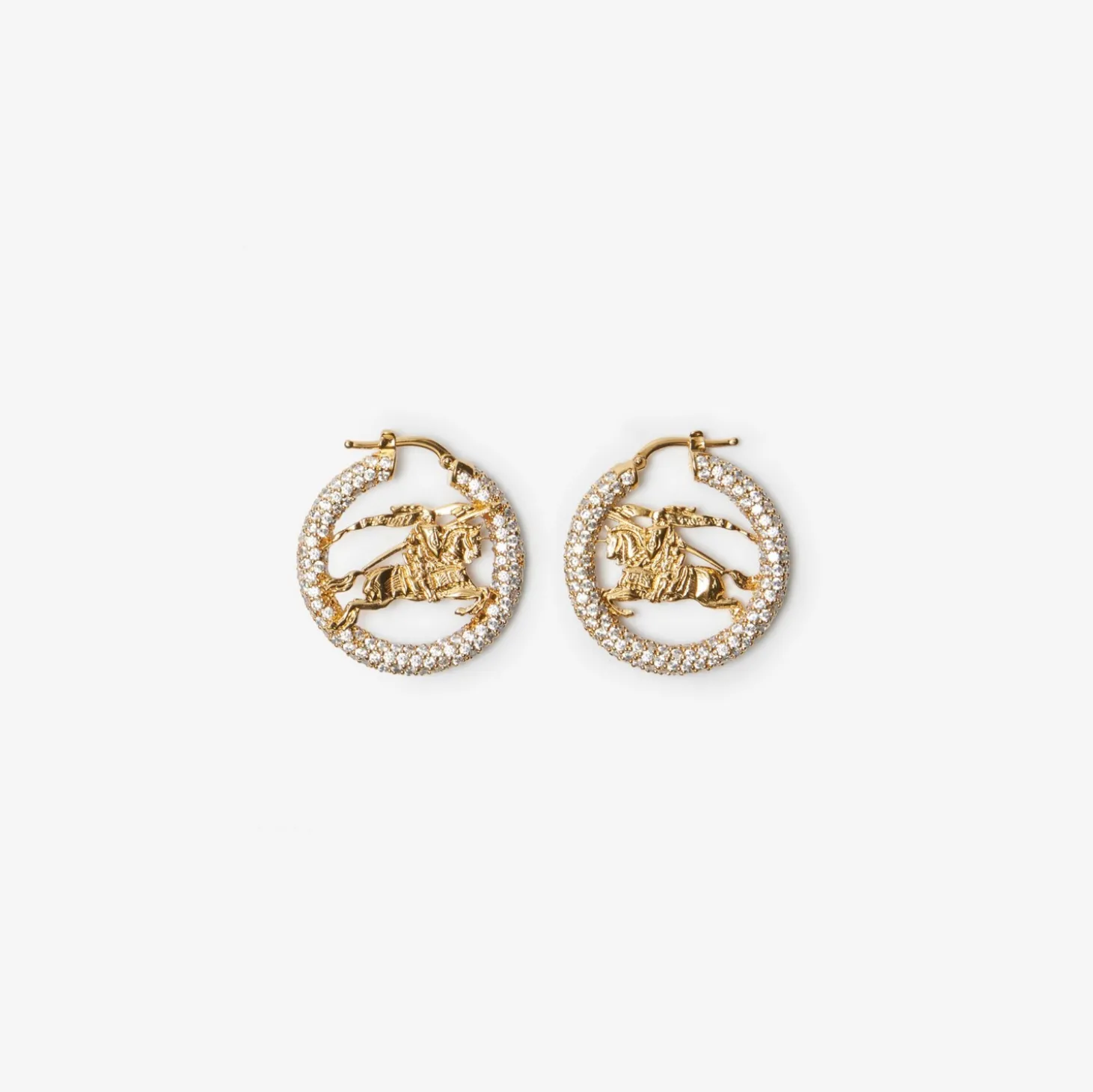 Knight Pavé Hoop Earrings