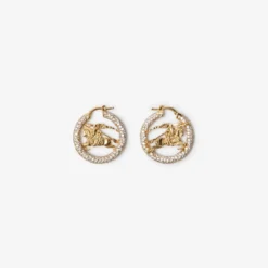 Knight Pavé Hoop Earrings
