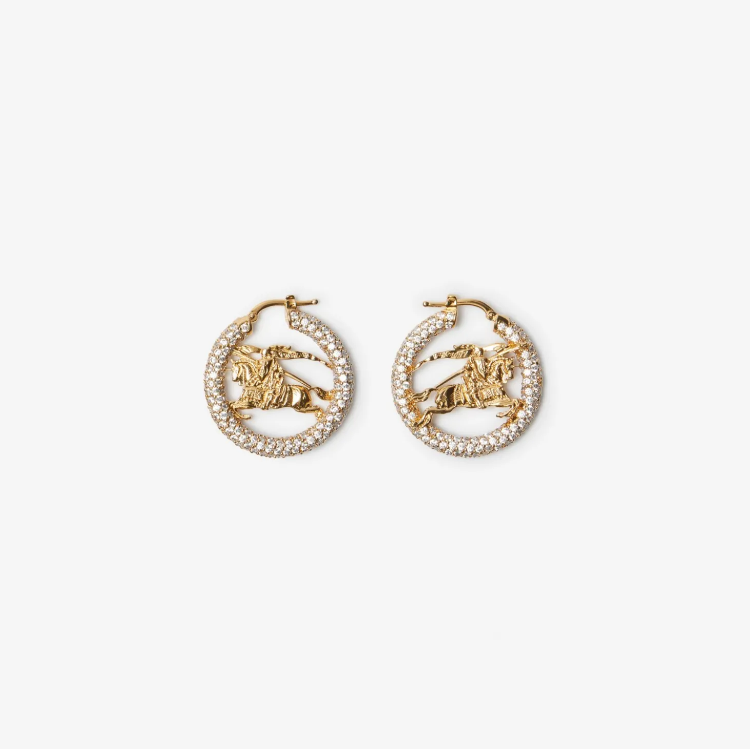 Knight Pavé Hoop Earrings
