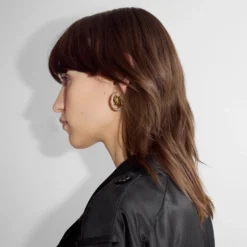 Knight Pavé Hoop Earrings