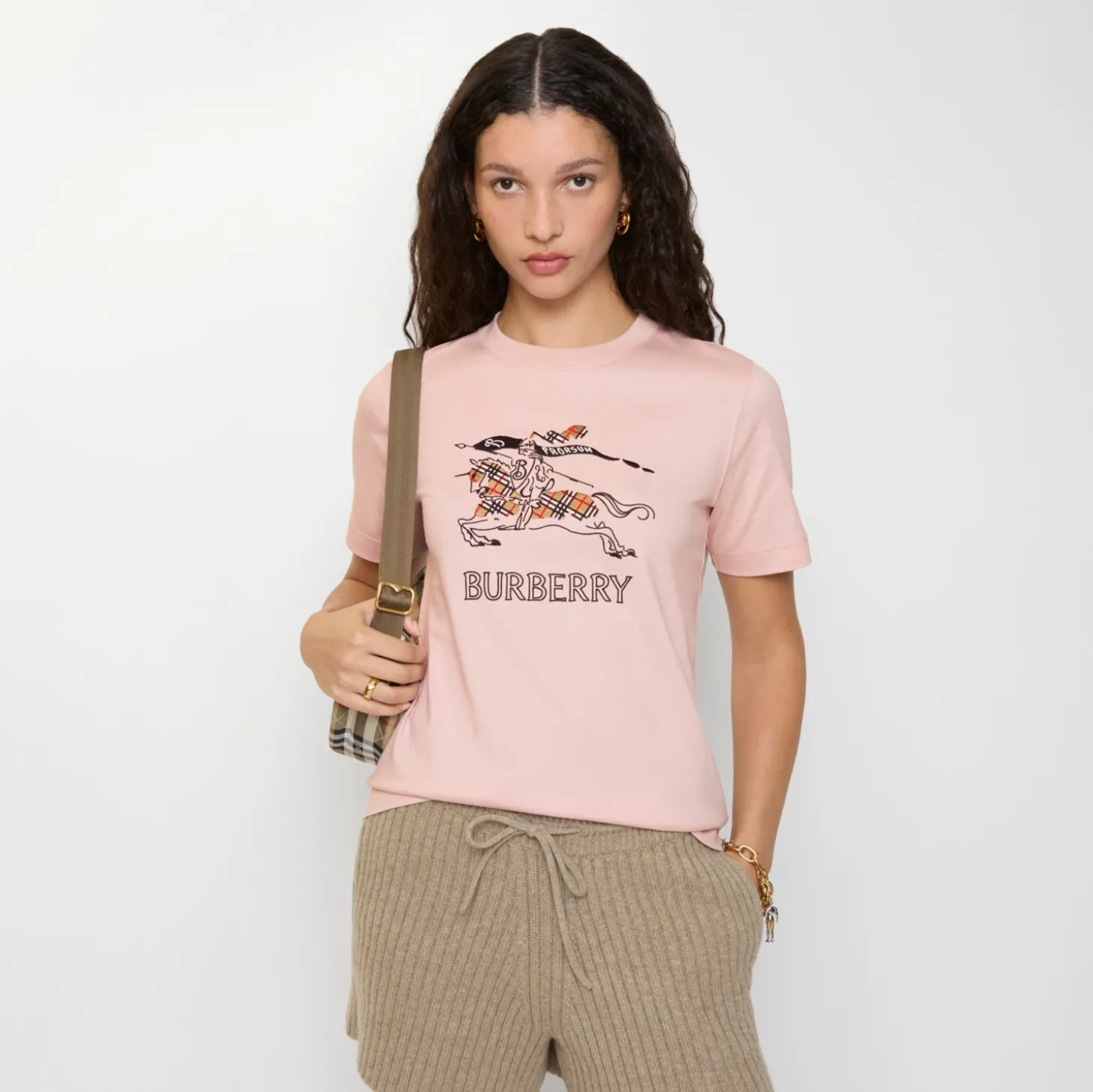 Knight Sketch Cotton T-shirt