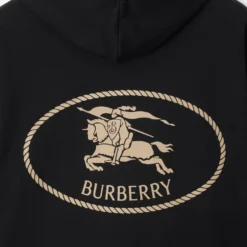Knight Stamp Cotton Hoodie
