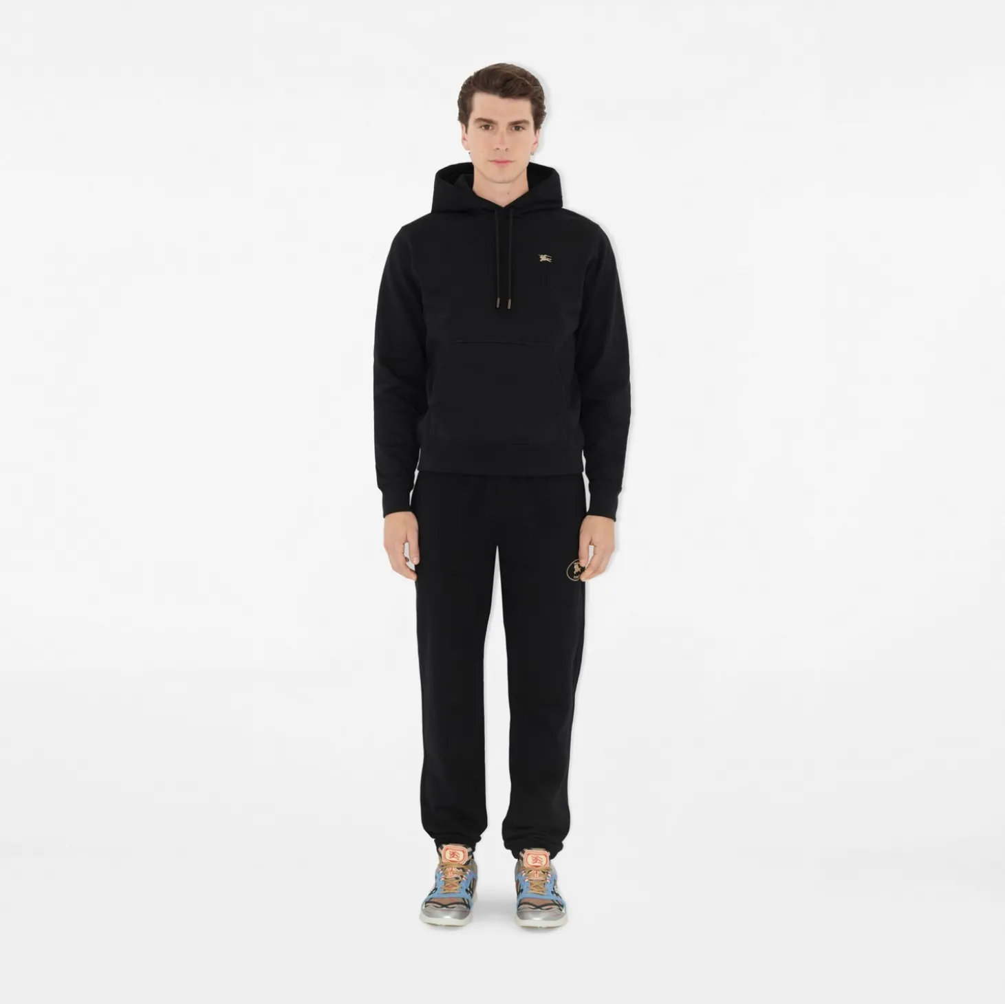Knight Stamp Cotton Hoodie
