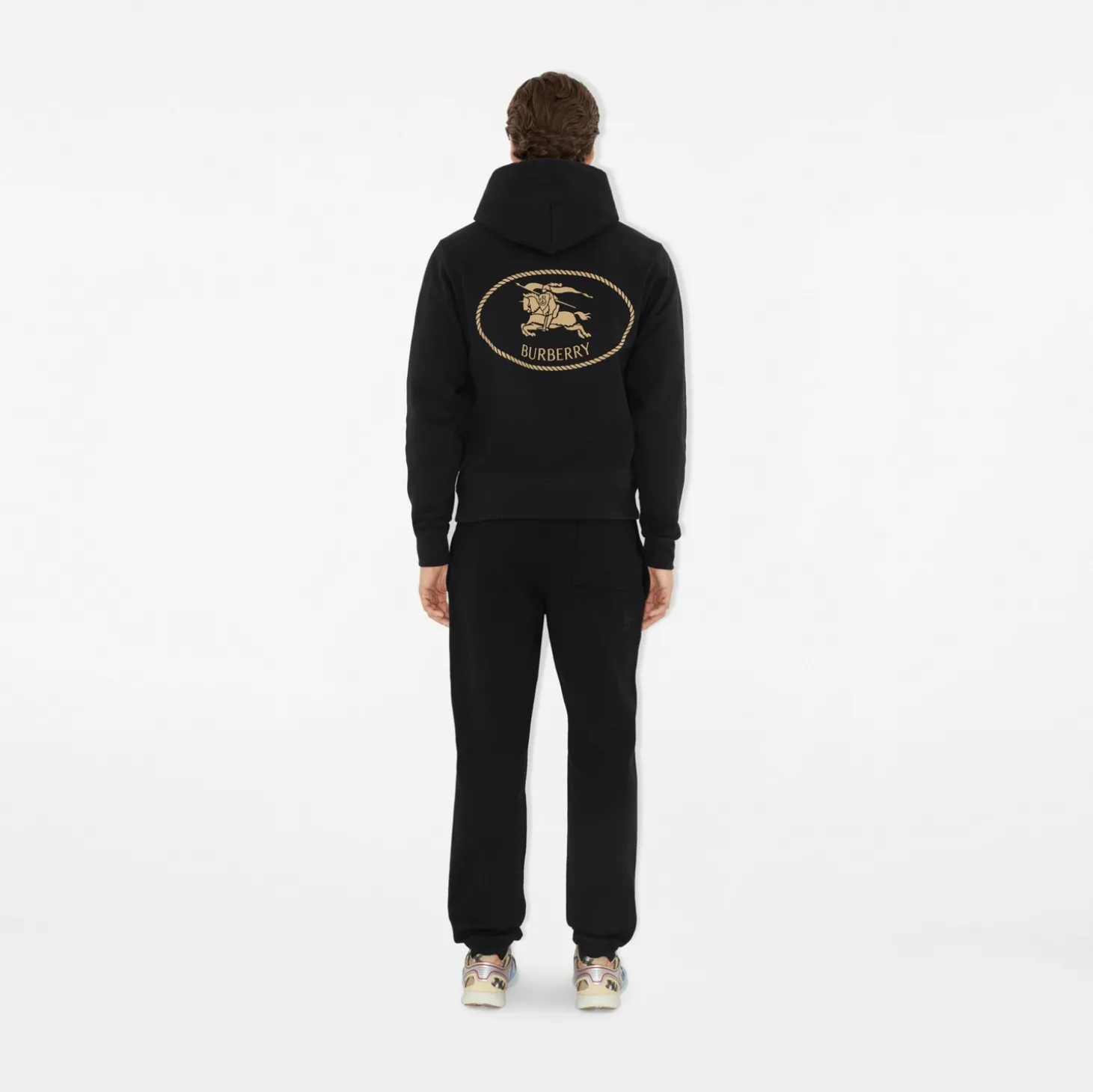 Knight Stamp Cotton Hoodie