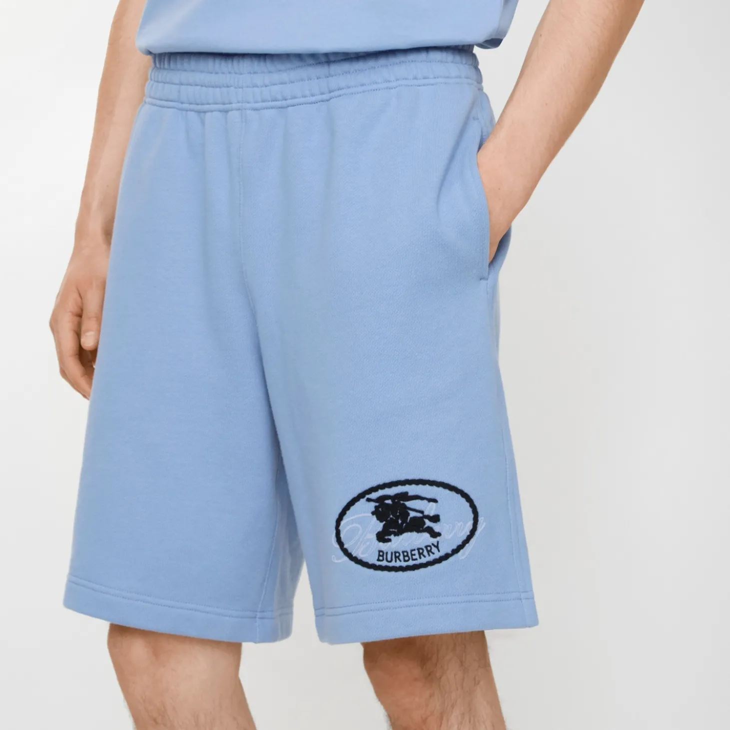 Knight Stamp Cotton Shorts