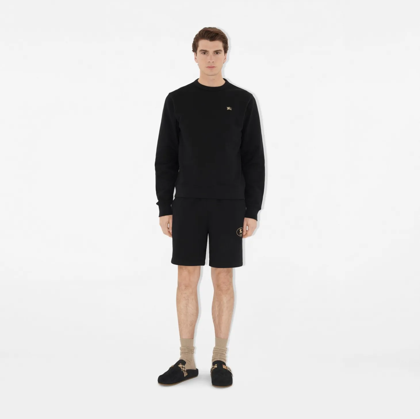 Knight Stamp Cotton Sweatshirt