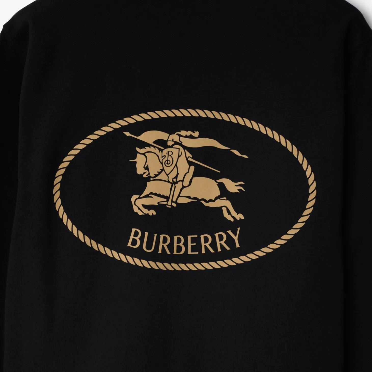 Knight Stamp Cotton Sweatshirt