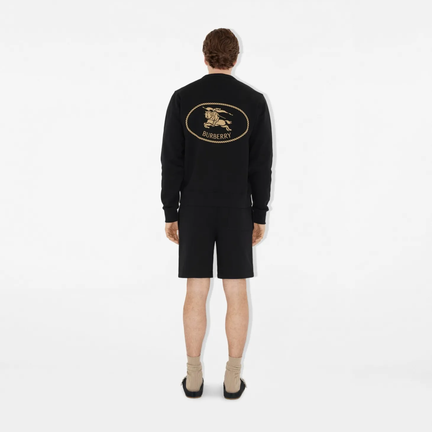 Knight Stamp Cotton Sweatshirt