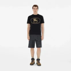 Knight Stamp Cotton T-shirt