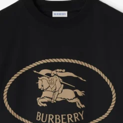 Knight Stamp Cotton T-shirt