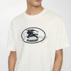 Knight Stamp Cotton T-shirt