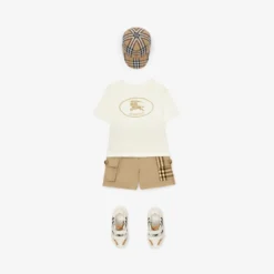Knight Stamp Cotton T-shirt
