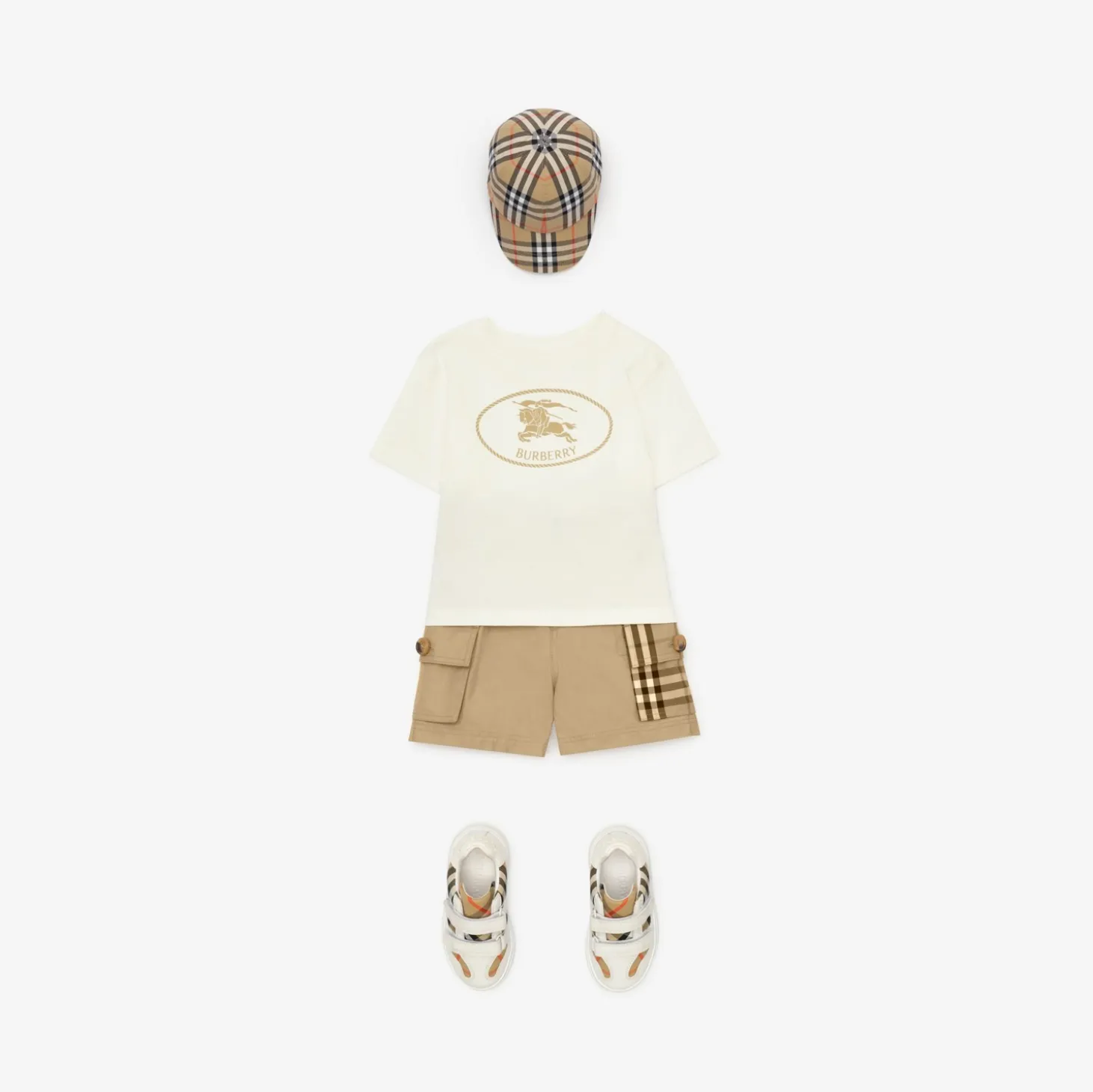 Knight Stamp Cotton T-shirt