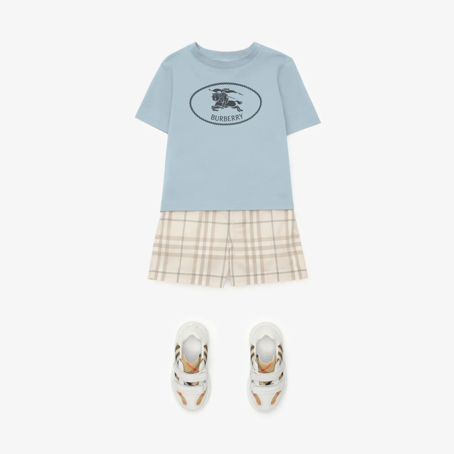 Knight Stamp Cotton T-shirt