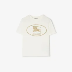 Knight Stamp Cotton T-shirt