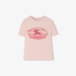 Knight Stamp Cotton T-shirt