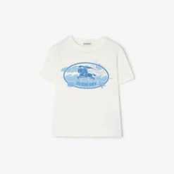 Knight Stamp Cotton T-shirt