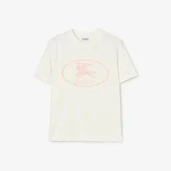 Knight Stamp Cotton T-shirt