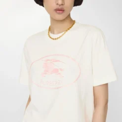 Knight Stamp Cotton T-shirt