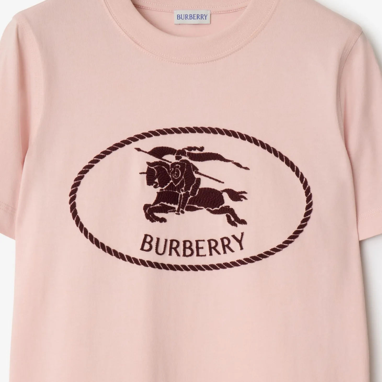 Knight Stamp Cotton T-shirt