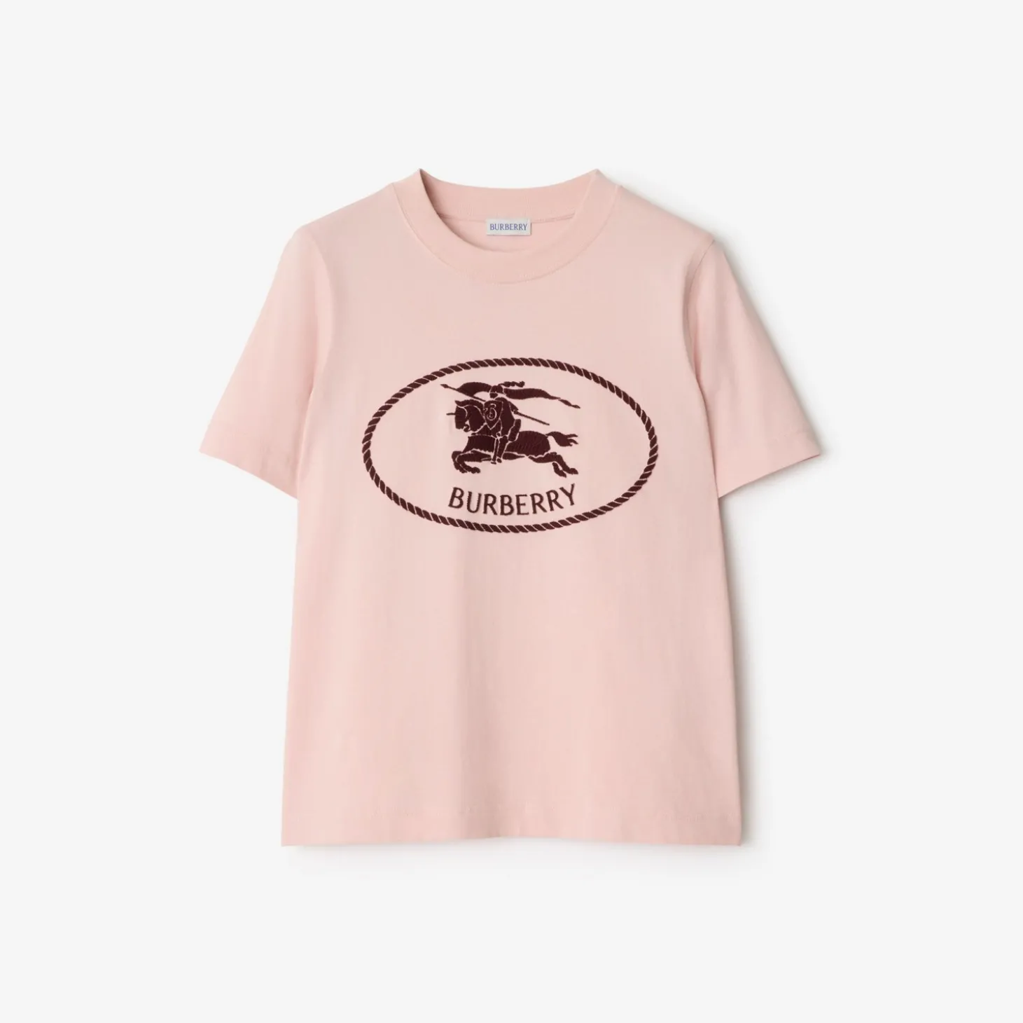 Knight Stamp Cotton T-shirt