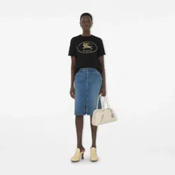 Knight Stamp Cotton T-shirt