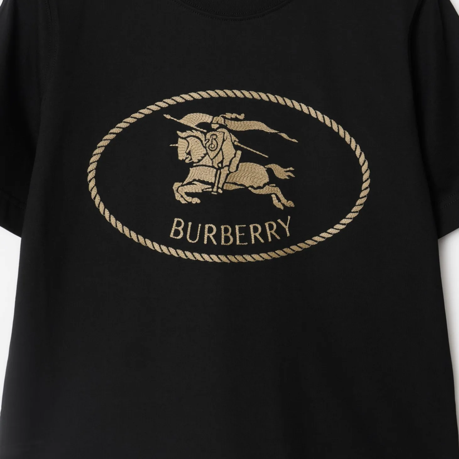 Knight Stamp Cotton T-shirt