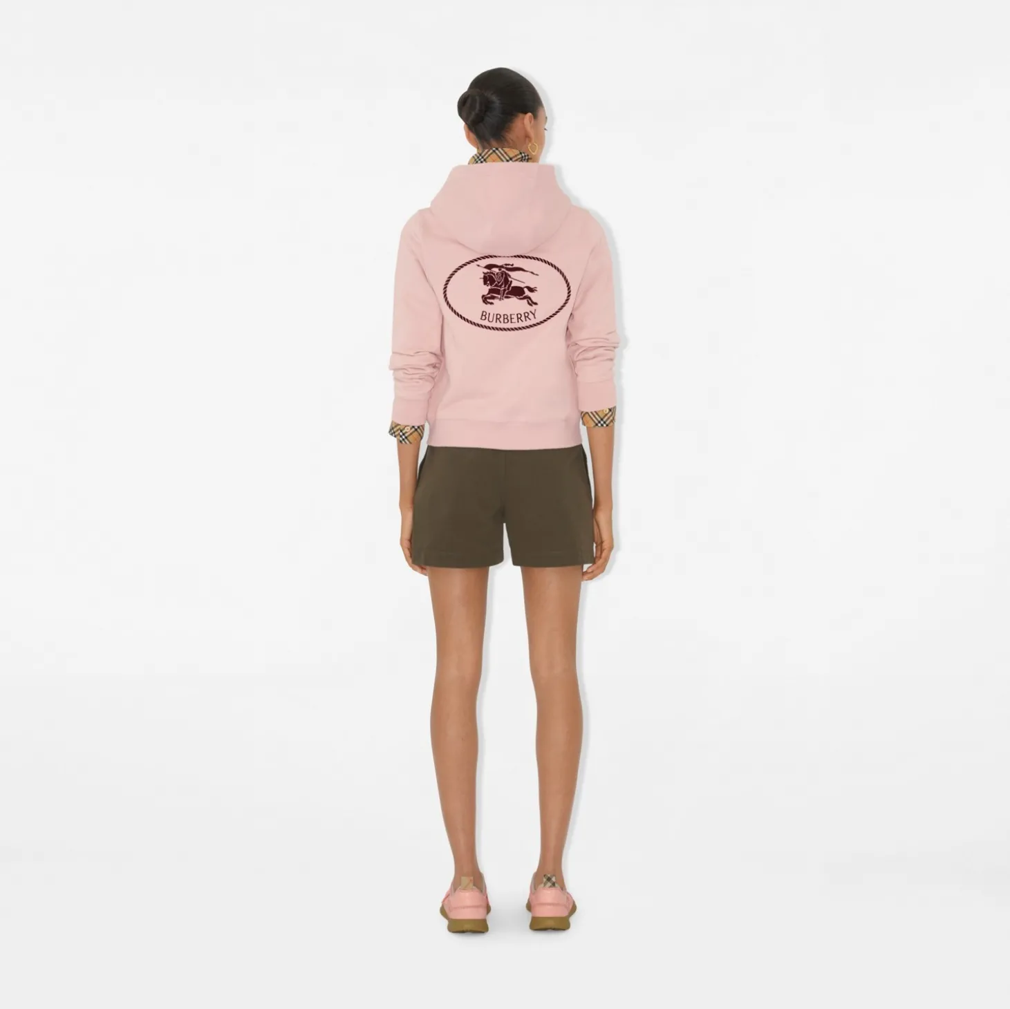 Knight Stamp Cotton Zip Hoodie