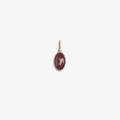 Knight Stamp Enamel Charm