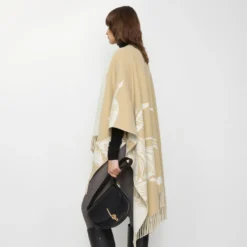 Knight Wool Cashmere Cape