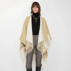 Knight Wool Cashmere Cape