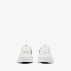 Leather and Check Terrace Sneakers​