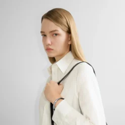 Leather Check Bracelet