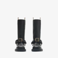 Leather Soft Saddle Low Boots​
